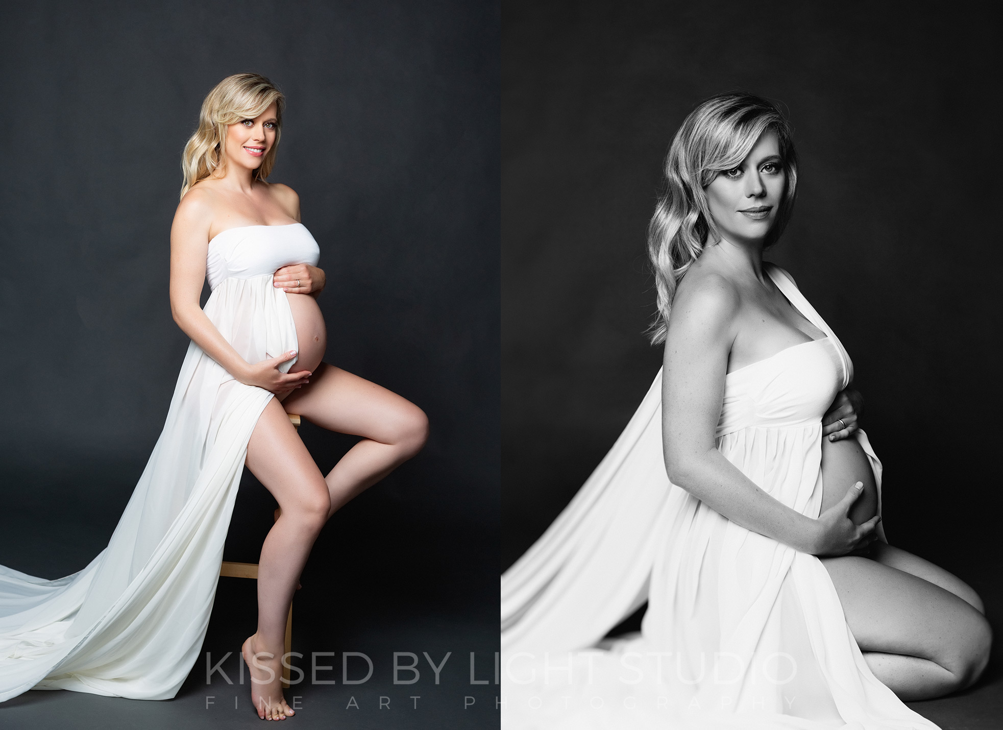Professional maternity photography in Toronto studio