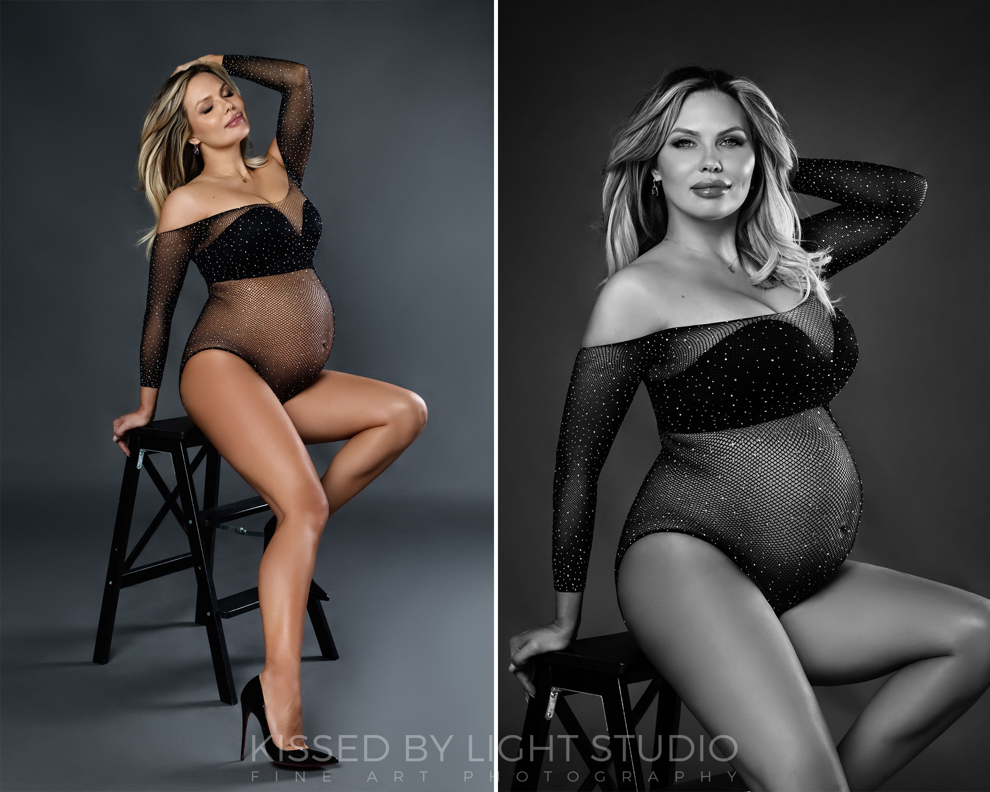 Nude Maternity Bodysuit for Photoshoot, Maternity Bodysuit