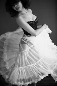 Black and white artistic movement fashion photography Toronto