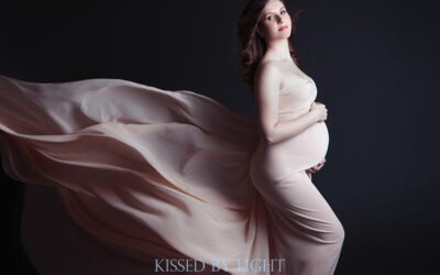 Chiffon & Spring Flowers Maternity Boudoir